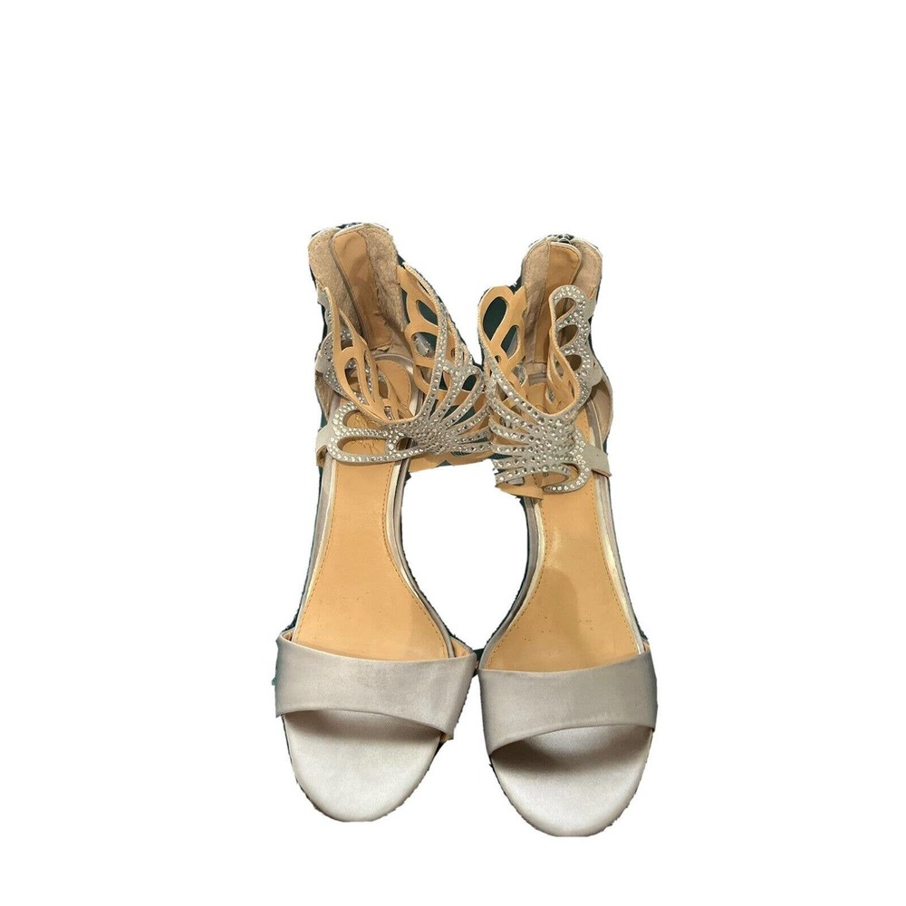 Jewel Badgley Mischka Women's Taresa Sliver Heeled Sandal 7.5 M